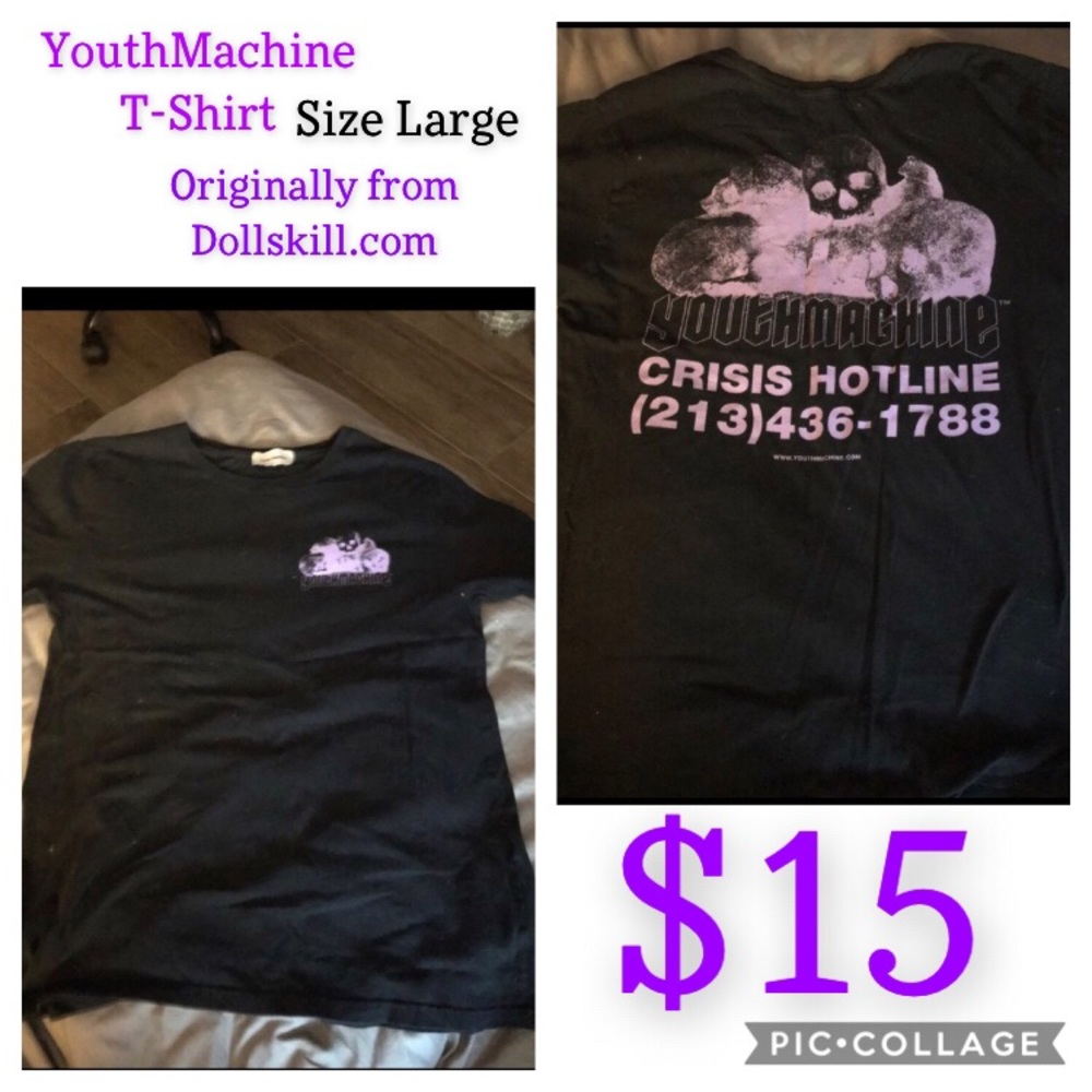 Youth Machine Black Shirt